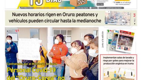 Edición impresa La Patria del 03 de Octubre de 2020