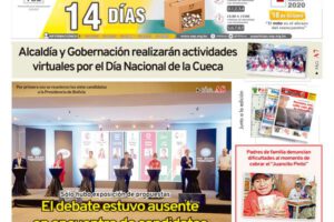 Edición impresa La Patria del 04 de Octubre de 2020