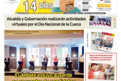 Edición impresa La Patria del 04 de Octubre de 2020