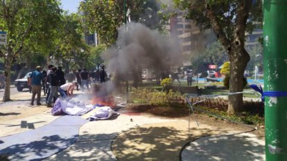 Violencia contra partidos políticos en Bolivia