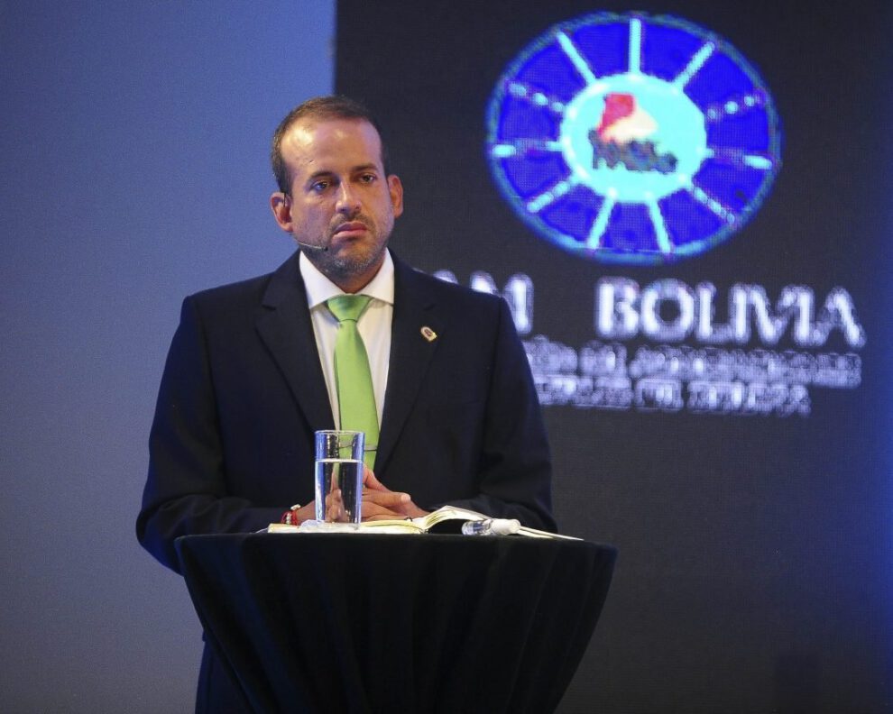 Luis Fernando Camacho en el debate presidencial