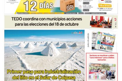 Edición impresa La Patria del Martes 06 de Octubre de 2020