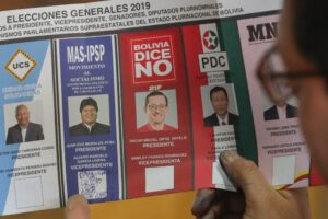 Fraude electoral en Bolivia