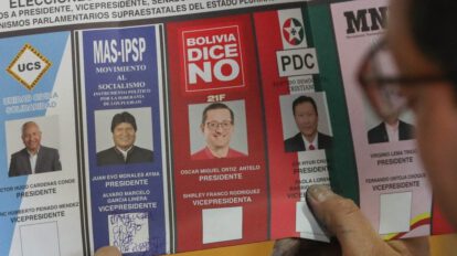 Fraude electoral en Bolivia