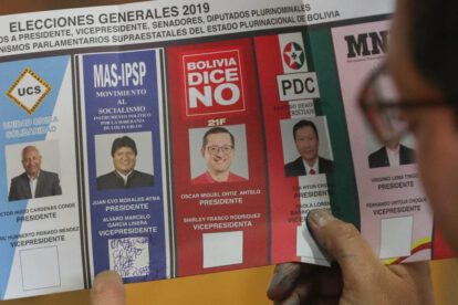 Fraude electoral en Bolivia