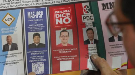 Fraude electoral en Bolivia
