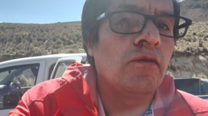 Periodista golpeado en Potosí
