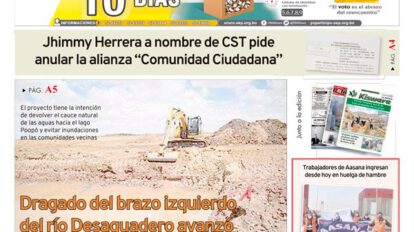 Edición impresa La Patria del 08 de octubre de 2020