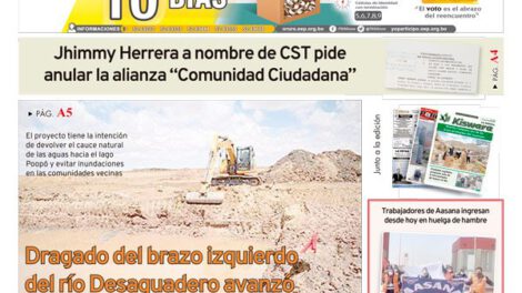 Edición impresa La Patria del 08 de octubre de 2020