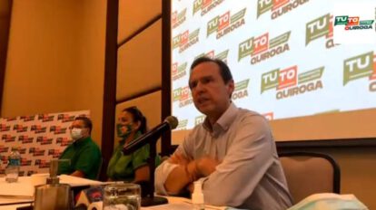 Jorge Tuto Quiroga presenta sus propias encuestas