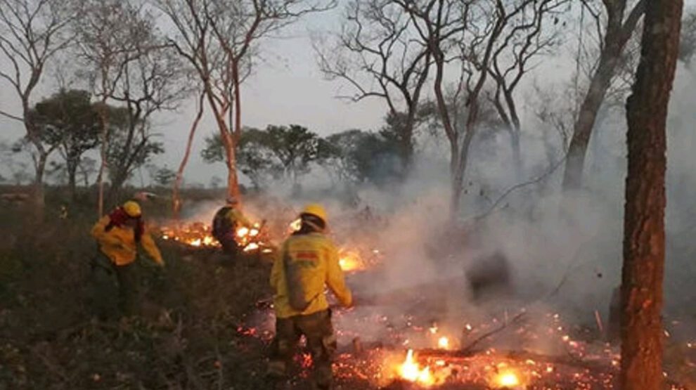 Incendios forestales en la Chiquitanía