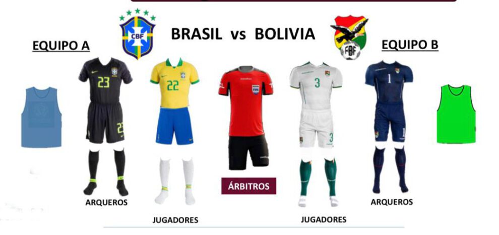 Selección Boliviana vestirá de blanco en su visita a Brasil