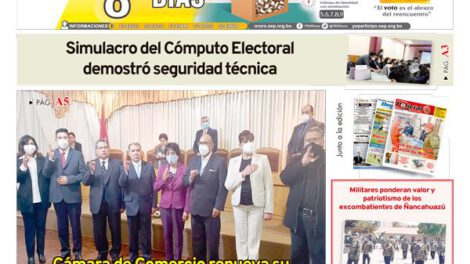 Edición impresa La Patria del 10 de octubre de 2020