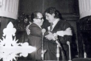 Día de la Democracia en Bolivia con Hernán Siles Suazo y Jaime Paz Zamora