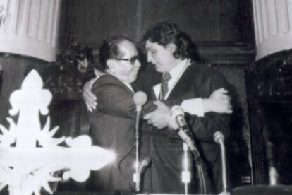 Día de la Democracia en Bolivia con Hernán Siles Suazo y Jaime Paz Zamora