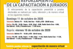 Programa de capacitación a jurados electorales