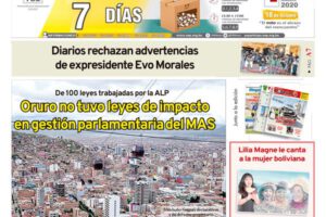 Edición impresa La Patria del 11 de octubre de 2020
