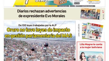 Edición impresa La Patria del 11 de octubre de 2020