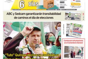Edición impresa La Patria del 12 de octubre de 2020