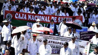 Médicos de La Paz dan voto castigo al MAS