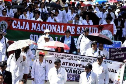 Médicos de La Paz dan voto castigo al MAS