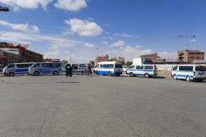 Bloqueo en Oruro por la condonación de impuestos y cumplimiento del diferimiento de pagos