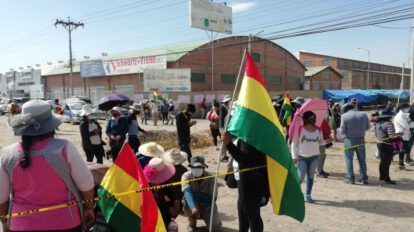 Bloqueos en Cochabamba por padres de familia