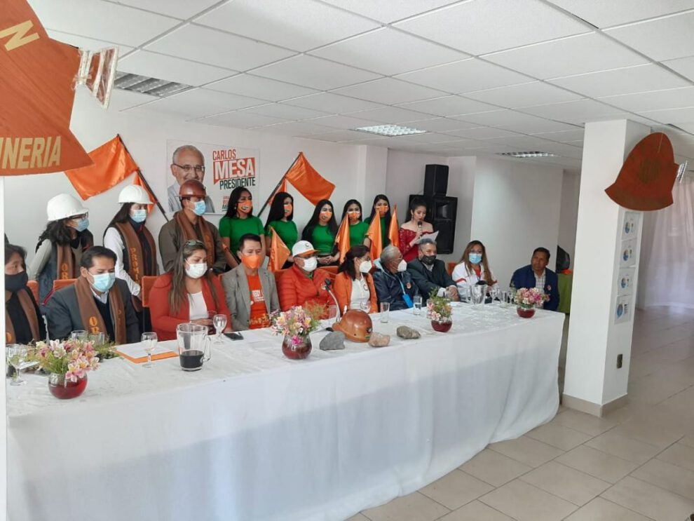 Comunidad Ciudadana y Promin se unen para reactivar la minería en Oruro