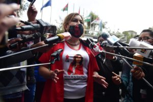 María de la Cruz Bayá, candidata a la presidencia de Bolivia