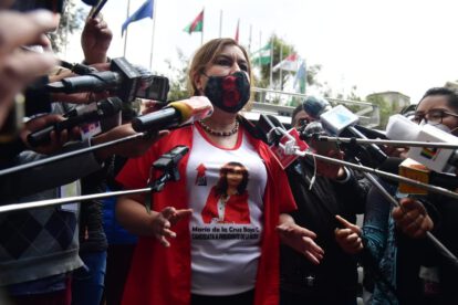 María de la Cruz Bayá, candidata a la presidencia de Bolivia