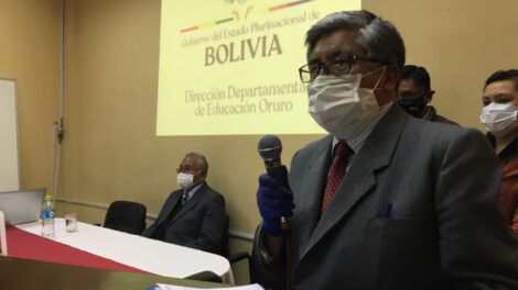 David Lazo Director Departamental de Educación de Oruro