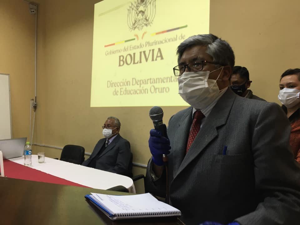 David Lazo Director Departamental de Educación de Oruro