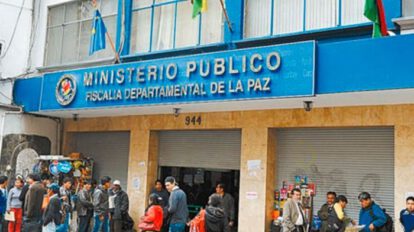 Fiscales de Materia en La Paz
