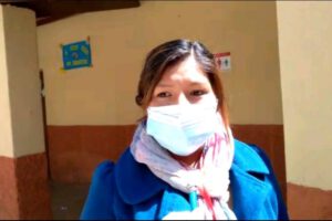 Jurados electorales en la Unidad Educativa Carmela Cerruto