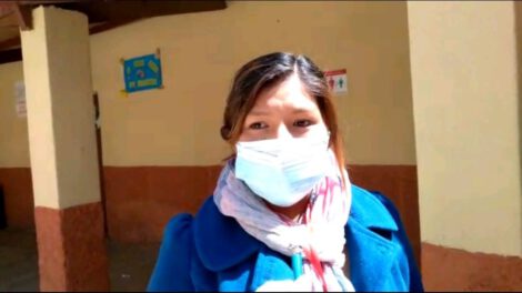 Jurados electorales en la Unidad Educativa Carmela Cerruto