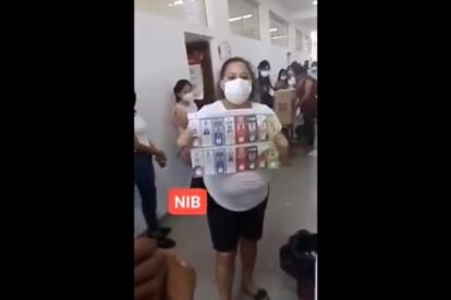 Mujer denuncia papeleta marcada a favor del MAS