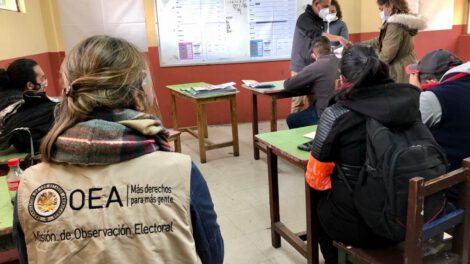 OEA jornada electoral Bolivia