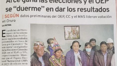 Fe de erratas en La Patria