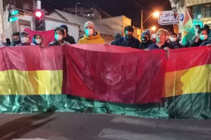 Protestas elecciones Oruro
