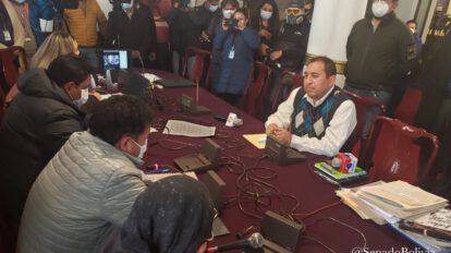 Cierre de entrevistas en casos Senkata y Sacaba con Wilson Santamaría