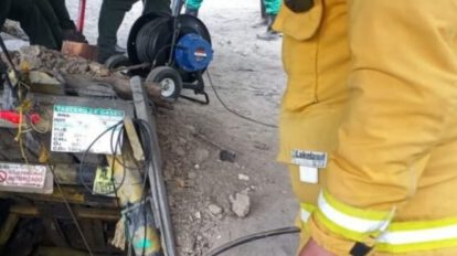 Rescate en mina de carbón en Colombia