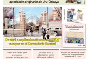 Edición impresa La Patria del 25 de octubre de 2020