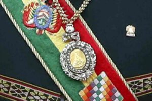 La medalla presidencial según Morales fue trasladada a Cochabamba