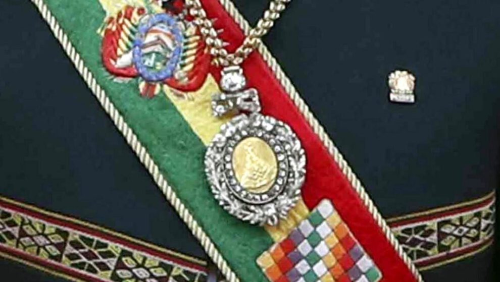 La medalla presidencial según Morales fue trasladada a Cochabamba