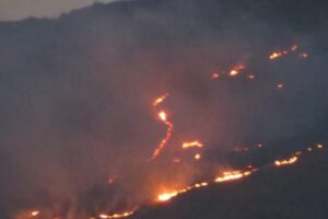 Incendios en el Parque Tunari