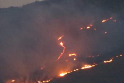 Incendios en el Parque Tunari