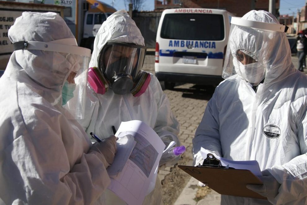 Contagios de Covid-19 en Bolivia