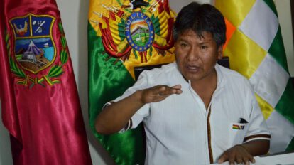 El exgobernador de Oruro, Víctor Hugo Vásquez tiene orden de aprehensión