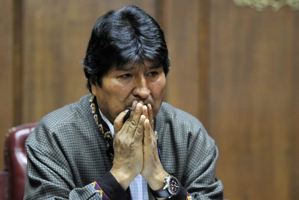 Orden de aprehensión contra Evo Morales