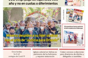 Edición impresa La Patria del 30 de octubre de 2020